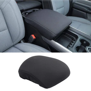 1PCS Center Console Armrest Pad Cover For 2018+ Dodge RAM 1500 2500 3500 Black t - Picture 1 of 7
