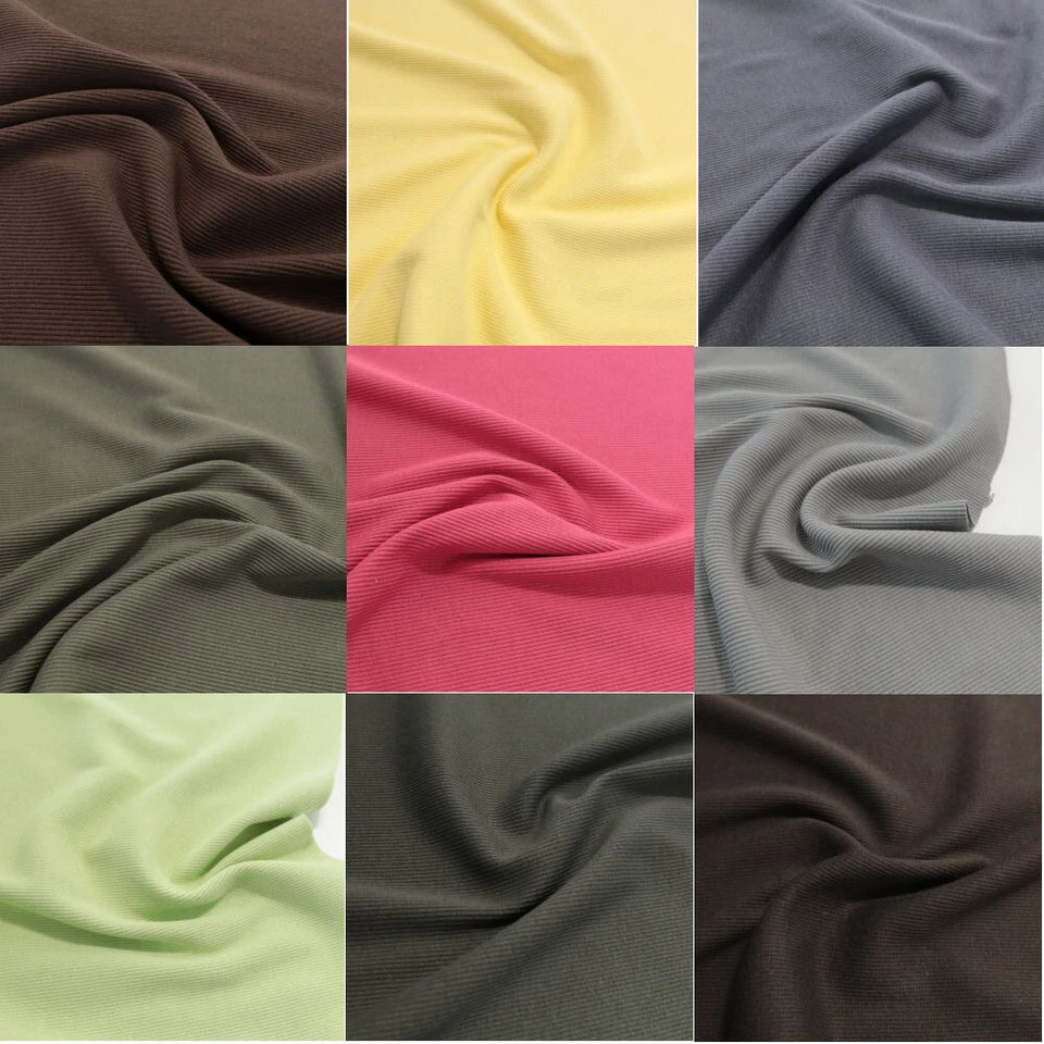 50cm Bündchenstoff Schlauchware Jersey aus Baumwolle Stoff Bekleidung Meterware - Bild 1 von 1