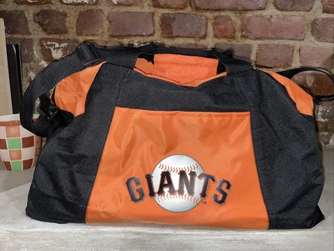 San Francisco Giants Overnight Duffel Bag 2004 Stadium Giveaway SGA Group Leader Cover