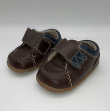 See Kai Run Size 4 Boys Brown Shoes For New Walkers Leather Baby Boots