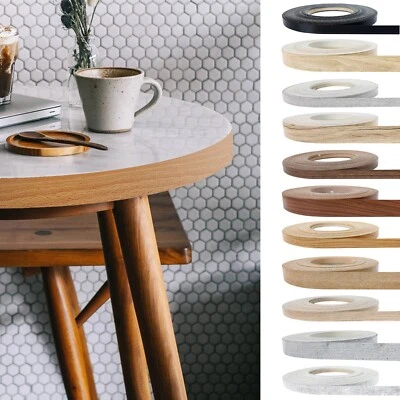 DECOMEISTER Encolado de bordes pegamento de fusión encolado 28 €/m² borde de planchado de melamina blanco decoración DIY