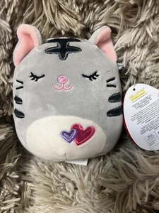 Malvaviscos blandos 5" Cuento Gato Día de San Valentín Animal de peluche Nuevo con etiqueta - Imagen 1 de 2