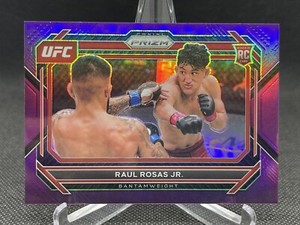 2023 Panini UFC Prizm Purple Raul Rosas Jr. Rookie RC MMA #’d /149 SP