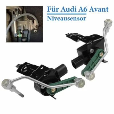 2X Vorne Luftfederung Level Sensor Höhe Für Audi A6 4F C6 Avant S6 Links+ Rechts