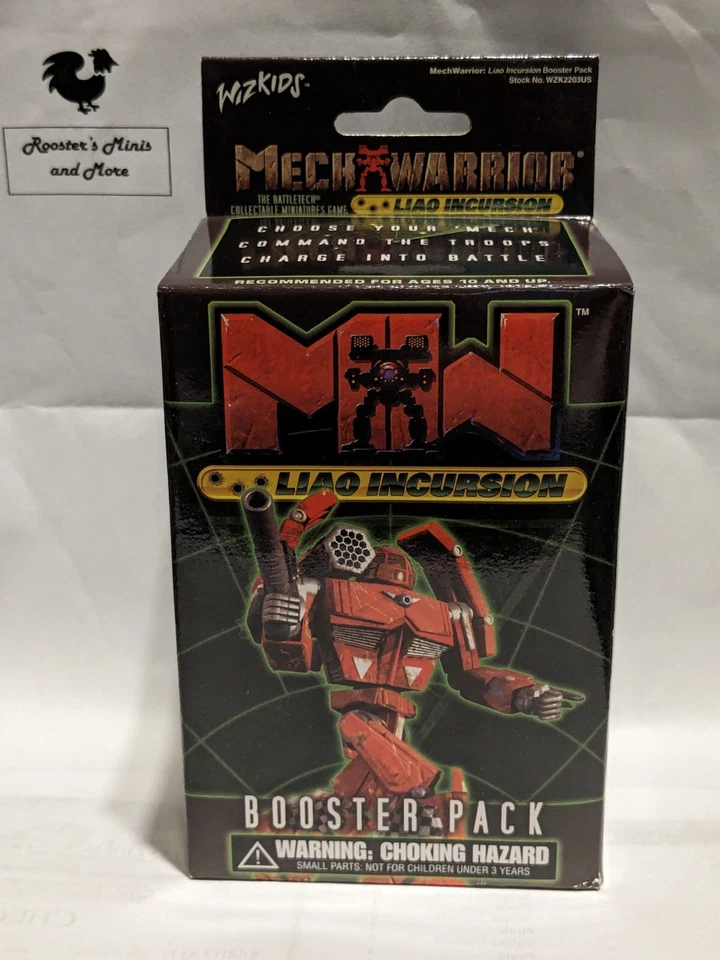 MechWarrior LIAO INCURSION BOOSTER PACK sin abrir/sin buscar Foto 1 de 4