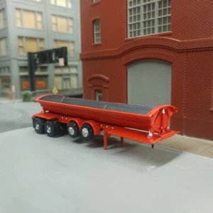 1/87 HO Scale Custom Built Quad Axle Heavy Duty Side Dump Trailers. - Picture 1 of 6