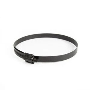 Abrazadera furtiva de 6,50"" - 6,625"" NEGRA acero inoxidable engranaje de gusano de alta resistencia - Imagen 1 de 4