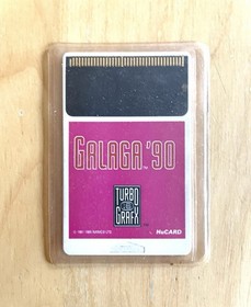 galaga 90 turbografx Cartridge Only Vintage Video Game