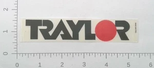 Vintage Traylor Bros Inc Evansville Indiana Advertising Sticker Decal - Picture 1 of 1