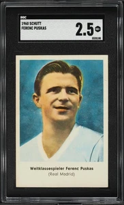 1960 Escombros Deportistas populares Jugador de clase mundial Ferenc Puskas SGC 2.5 - Imagen 1 de 2