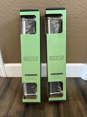 Two (2) Motiv London Terrace Series Satin Nickel 18” Towel Bar MSRP Over $100 ea - Image 1 of 4