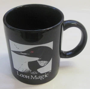 LOON MAGIC Schwarz Keramik Kaffeebecher Tasse RAR - Bild 1 von 7