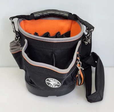 Klein Tools 55419SP-14 Tradesman Pro Shoulder Pouch 14 Pocket 10" Tool Bag, New - Image 1 of 4