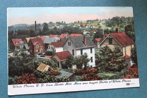 Cartolina storica battaglia White Plains New York da Battle Hill - Foto 1 di 2