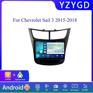 For Chevrolet Sail 3 2015-2018 Stereo Android Car Radio CarPlay GPS Video Player - Picture 1 of 14