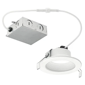 Kichler DLRC04R2790 Luce LED da Incasso Senza Canna 4" Deflettore da Incasso - Bianco - Foto 1 di 1