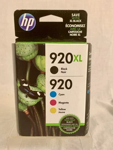 HP 920XL BLACK 920 CYAN MAGENTA YELLOW Tintenpatronen ~ ABGELAUFENES DATUM FEB 2021 - Bild 1 von 4