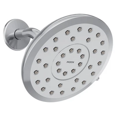 Moen 220R7EP Verso 7" 1.75 GPM Multi Function Round Rainshower Head - Chrome - Image 1 of 3