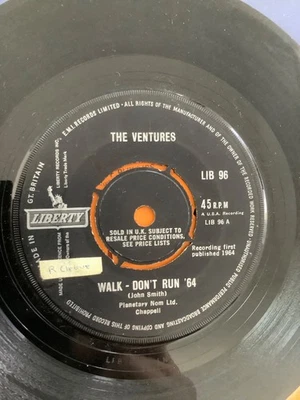 The Ventures.  Walk Don’t Run 64.      7"  vinyl. 1964.  Liberty - Image 1 of 2