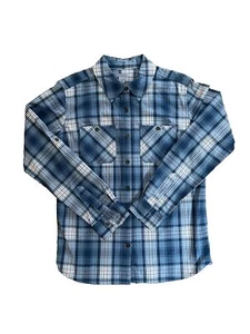 Carhartt Button Up Women’s Small Plaid Roll Tab Casual Work Long Sleeve Top - Picture 1 of 3