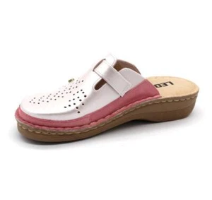 V261 LEON COMFORT DAMEN LEDER CLOGS - Bild 1 von 12