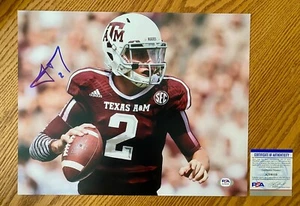Johnny Manziel Texas A&M Aggies Heisman Signed 11x14 Photo PSA COA RARE - Picture 1 of 1