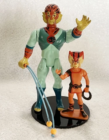 1985 TYGRA • YOUNG VERSION • 100% COMPLETE w/WILY KAT • VINTAGE LJN THUNDERCATS Cover