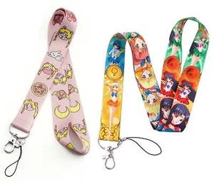 SAILOR MOON Lanyard ~ LUNA Usagi Tsukino ~ ANIME Cartoon ID Face Mask Neck Strap - Imagen 1 de 6