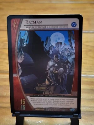 DC VS System Batman Foil DBM-003 Shadow of the Bat Card NM - Image 1 of 2
