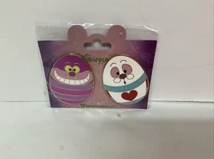 Disney pin 8 Easter Egg pins Mickey Minnie Chip Dale Cheshire White Rabbit more - Picture 1 of 2