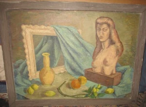 Still Life Painting Signed Leinbach - Picture 1 of 8