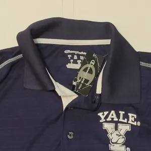 Polo uomo Yale by Champion Elite blu navy taglia Large nuova con etichetta - Foto 1 di 12