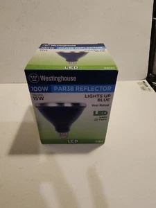 WESTINGHOUSE 100 Watt Equivalent Using 15 Watts PAR38 Reflector LED Blue Bulb!!! - Picture 1 of 1