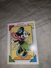 1991 Impel "Hawaiian Holiday" family portrait mickey mouse trading card #114