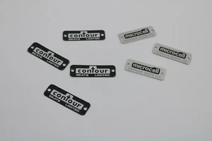 Microcell Contour NOS Seat and Head Rest badges - Picture 1 of 10