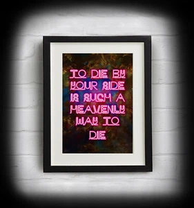 ❤ There Is A Light That Never Goes Out ❤ song lyrics Limited Edition Print art - Picture 1 of 100