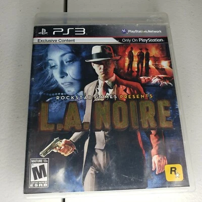 LA Noire PS3 Game PlayStation 3 COMPLETE W/Manual - Image 1 of 4