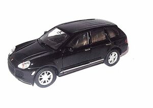 PORSCHE CAYENNE TURBO BLACK WELLY 1/32 DIECAST CAR COLLECTOR'S MODEL , NEW