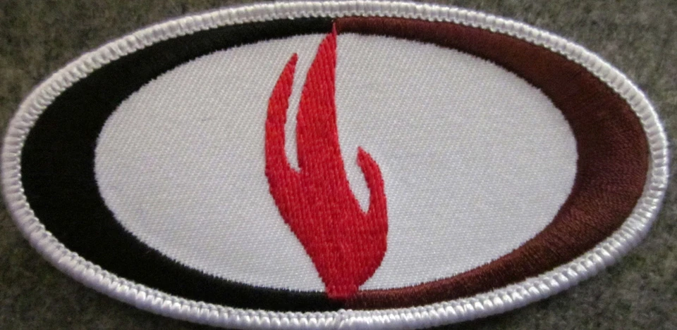 4 INCHES FLAME 4" W ED PARKER KENPO MARTIAL ARTS PATCH - NEW - Image 1 of 1