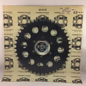 Yamaha YZ 100 1976-1981  YZ 125 1976-1979 Rear Sprocket 43 Tooth Aluminum ARMHA - Picture 1 of 2