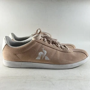 Le Coq Sportif Ambre Shoes Suede Leather Lace Up Sneakers Pink Size 9.5 - Imagen 1 de 8