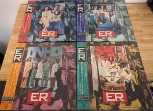 E.R. 1st Season Complete Vol 1-4 Laserdisc (1994) PILF-2301~9 - Picture 1 of 6