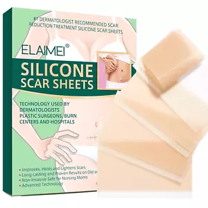 Silicone Scar Sheets, Silicone Scar Tape, C Section Scar Silicone Strips, Scar S - Picture 1 of 12