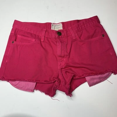 CURRENT ELLIOTT Fuchsia розовый бойфренд Jean джинсовые шорты женщин размер 27 - Изображение 1 из 4