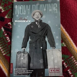 Turner classic movies now playing Magazine Mickey Rooney December 2010 - Picture 1 of 2