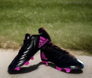Adidas Goletto VIII tacchetti calcio ragazza nero/rosa taglia 5,5 PBB 698007 usati - Foto 1 di 13
