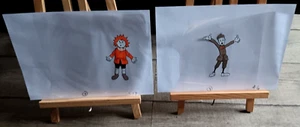 Alain Saint Ogan - Lot gouaches originales sur cello, Zig & Puce - Années 60 - Bild 1 von 9