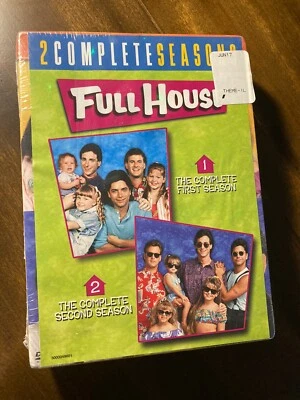FULL HOUSE SEASONS 1 & 2 ONE AND TWO DVDS BRAND NEW AND SEALED Box Set Promo HTF - Image 1 of 4