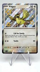 PIDGEY  ️ 196/091 | Pokémon Paldean Fates glänzend selten Holo NM/M | PACK FRISCH - Bild 1 von 6