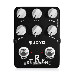 JOYO Extreme Metal Guitar Pedal 3 Band EQ Low-Mid-High Gain Boost Distortion - Picture 1 of 13